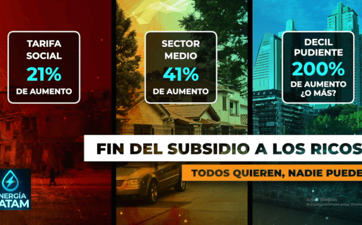 FIN DEL SUBSIDIO A LOS RICOS